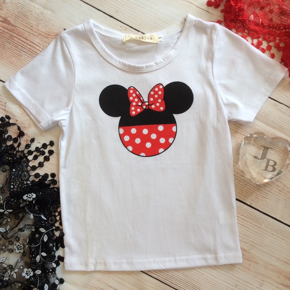 Girls Minnie Mouse Tshirt
